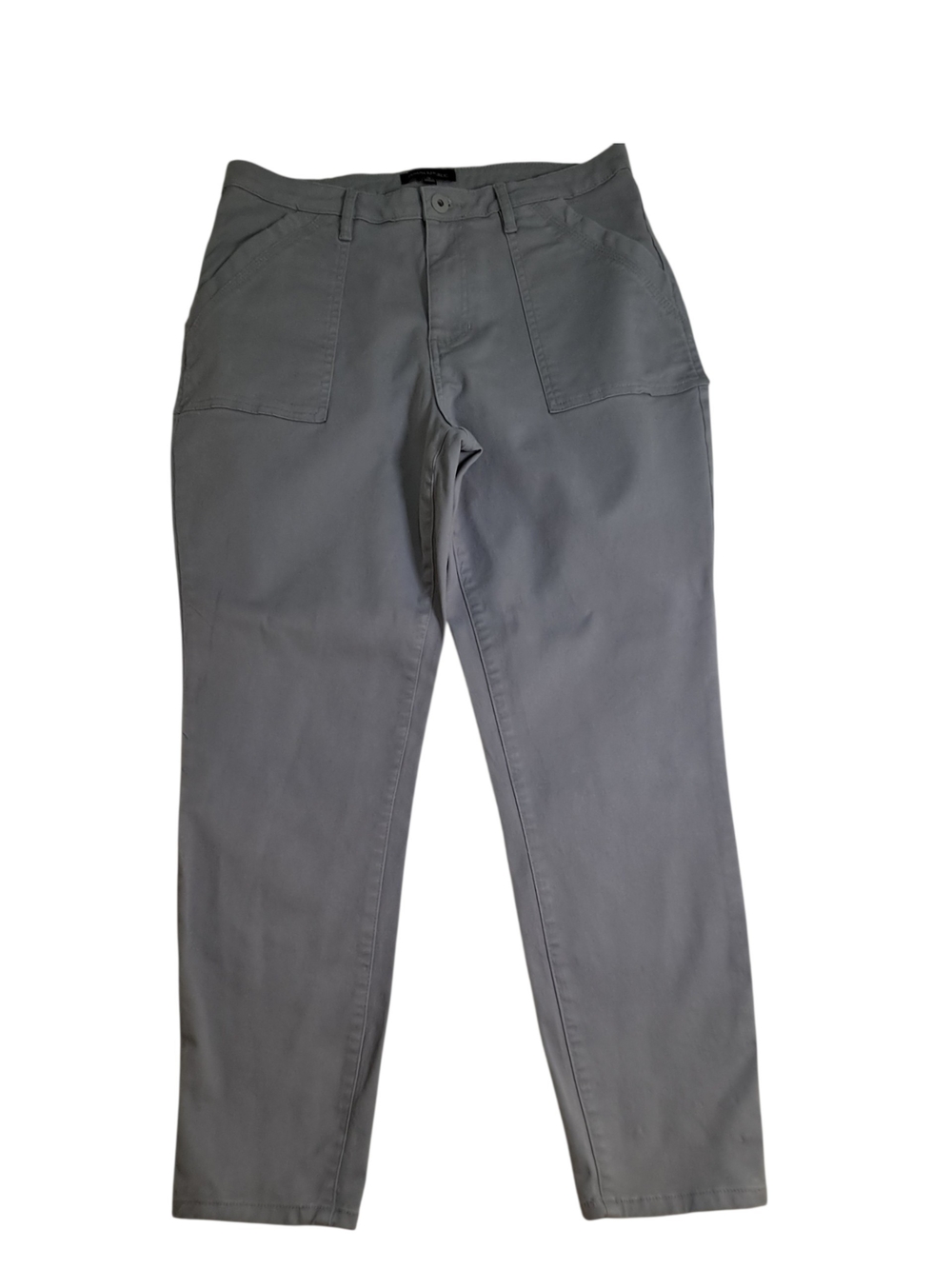 Banana Republic Gray Ankle Crop Utility Pants